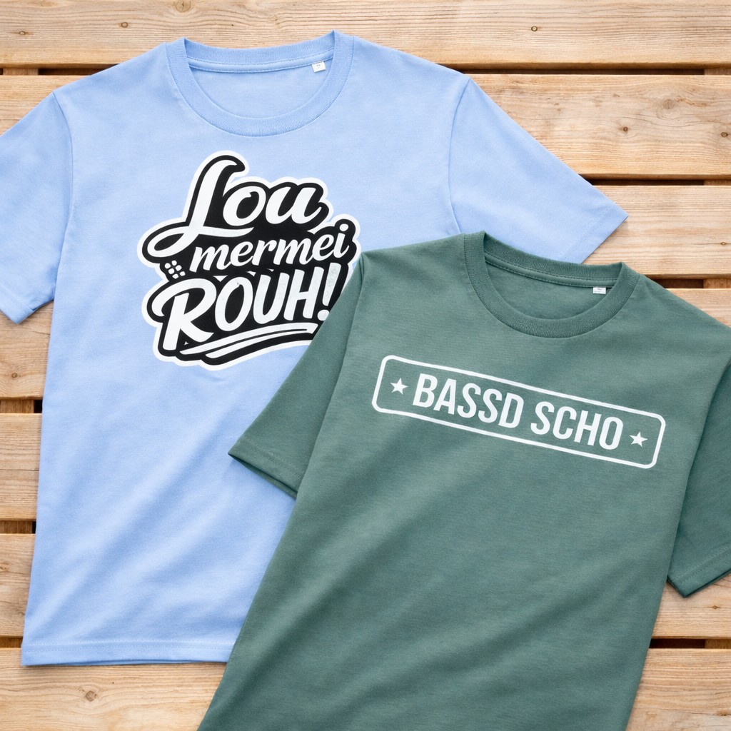 Bassd Scho T-Shirt von Frankenstyle Fränkische T-Shirts Shop Fränkische Artikel Würzburg Nürnberg Coburg Bamberg Herzogenaurach Bayreuth Fränkische Schweiz Shop