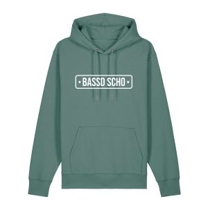 Bassd Scho Hoodie Frankenstyle Fränkische Hoodies Franken Mode Passt schon Fränkische Geschenke Fränkische Mitbringsel Shop Nürnberg Erlangen Bayreuth Fürth Bamberg Fränkische Schweiz