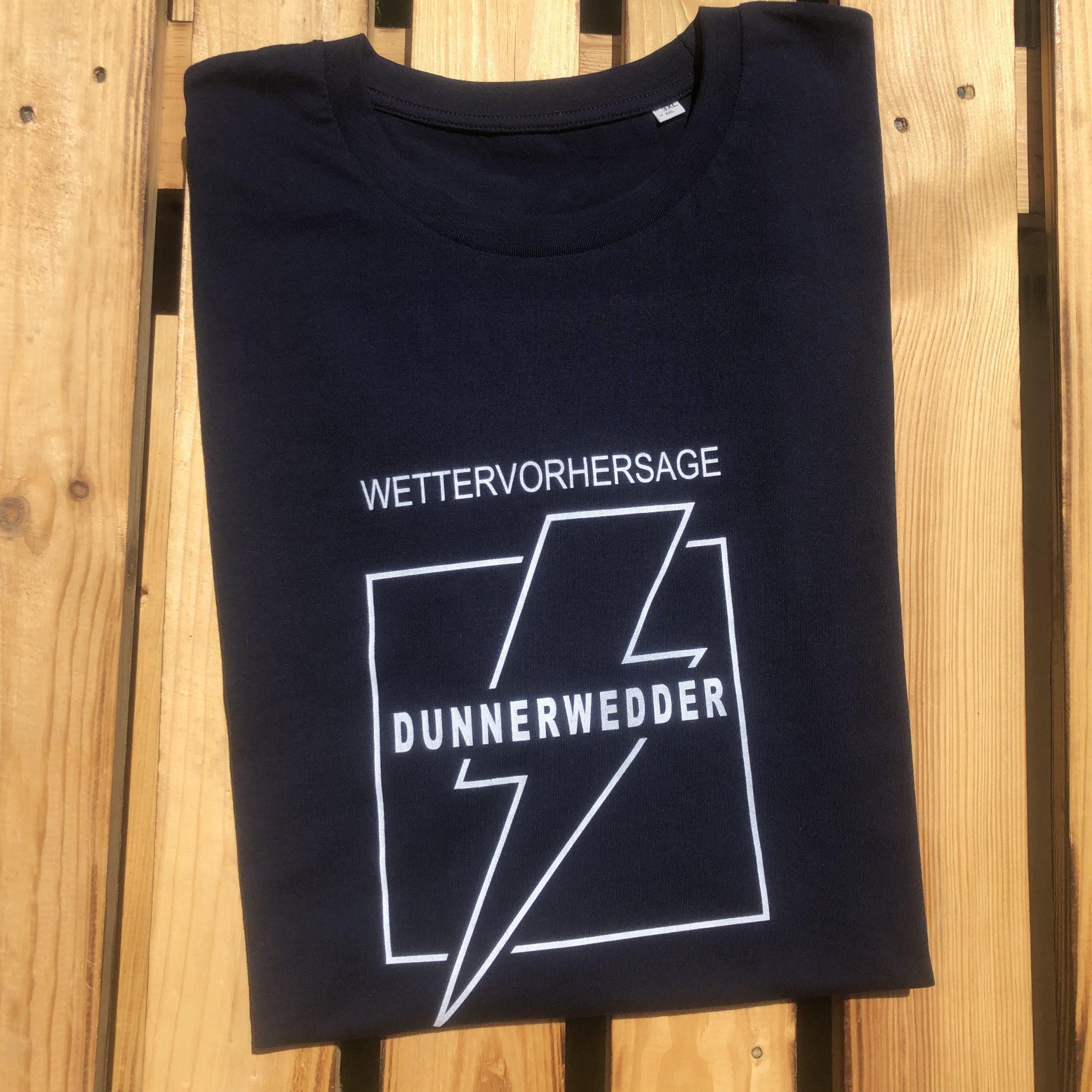 Wettervorhersage Dunnerwedder T-Shirt Frankenstyle Fränkisches Wetter