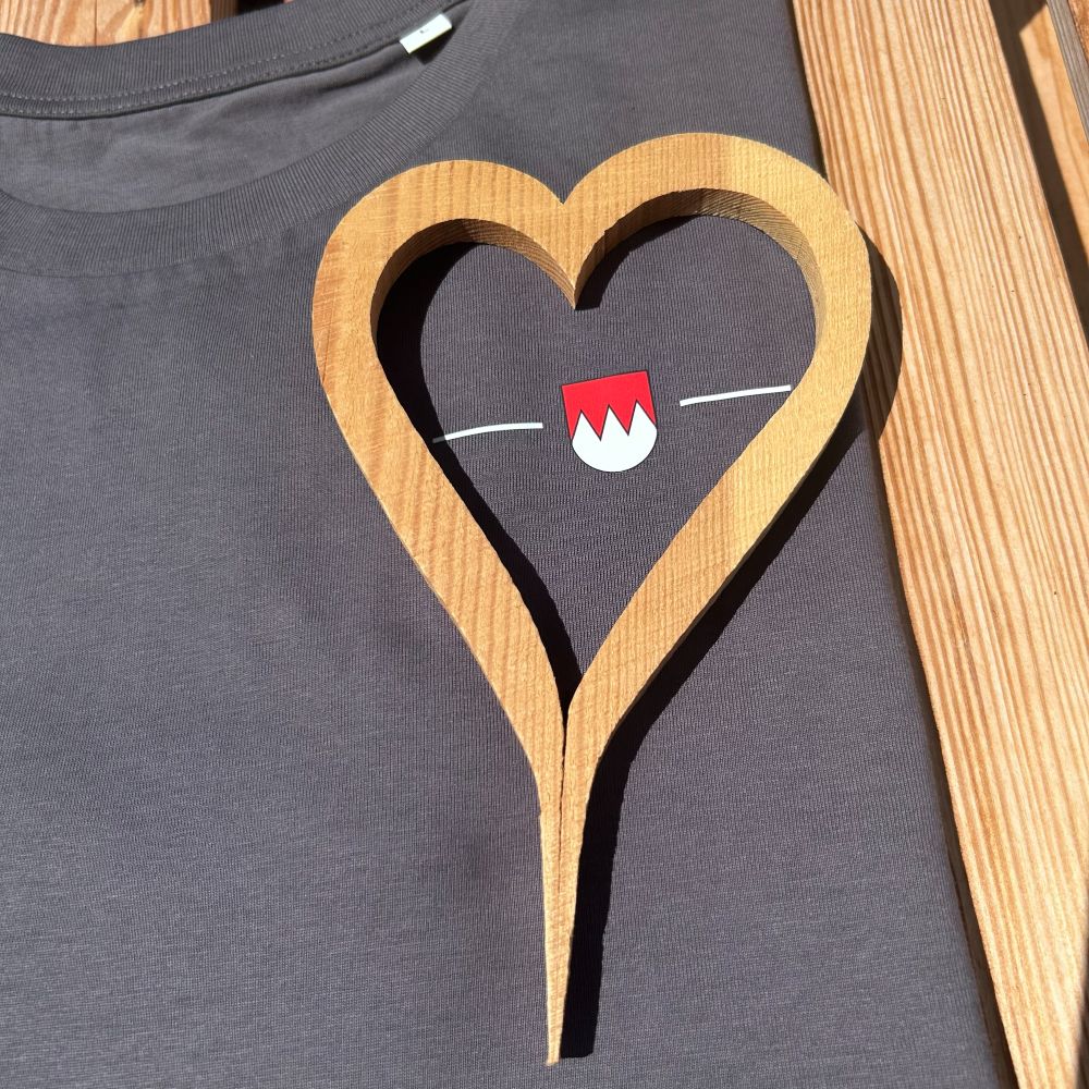 Franken Wappen Frankenrechen T-Shirt Herren Frankenstyle Fränkische T-Shirts Annather Story Fränkische Mode Geschenke und typische Mitbringsel Nürnberg Würzburg Coburg Bayreuth Fürth Erlangen Bamberg Fränkische Schweiz Shop