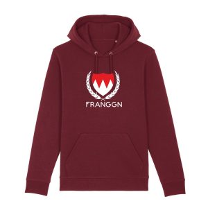 Franggn Hoodie mit Frankenrechen Franken Wappen Fränkische Mode Frankenstyle