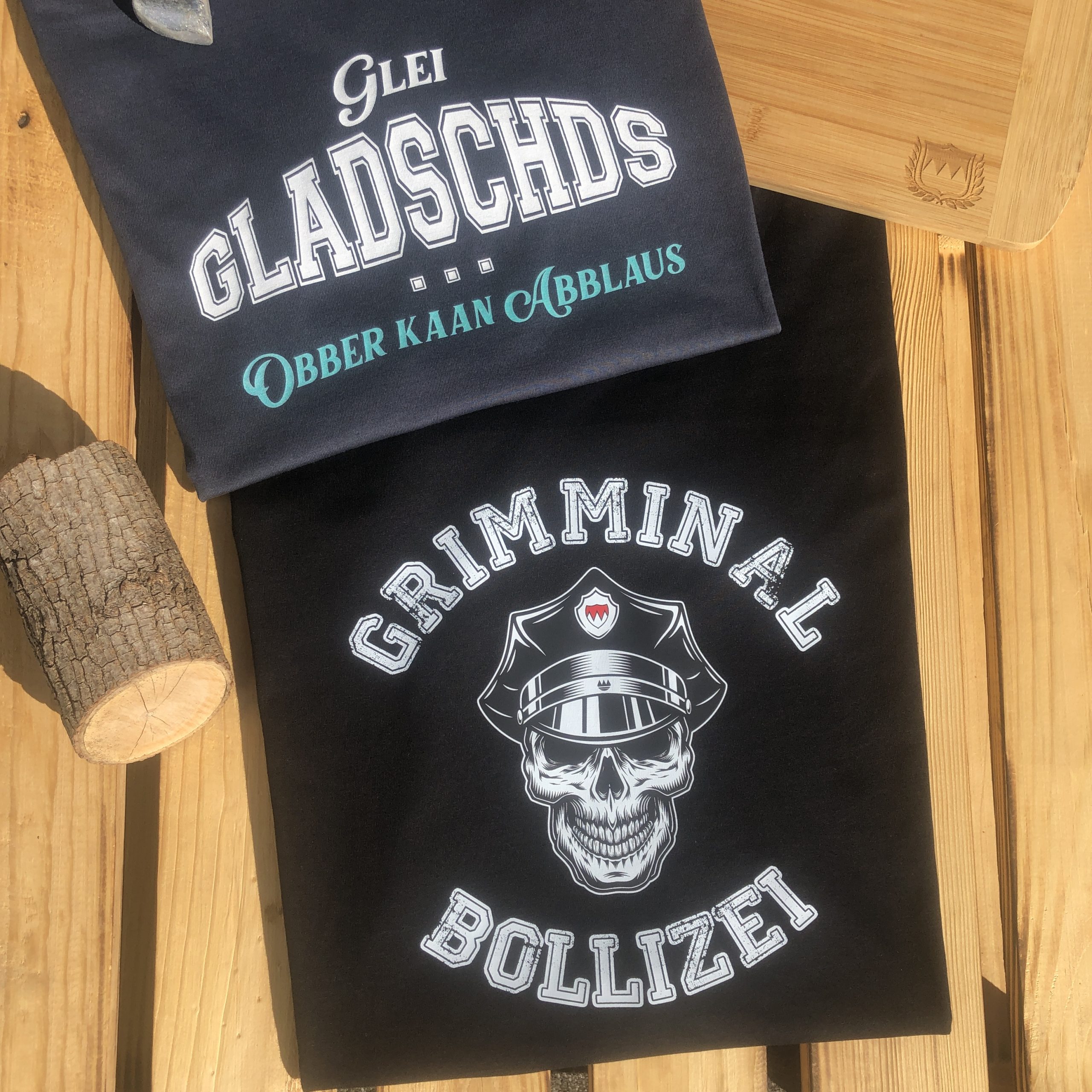 Grimminalbollizei T-Shirt Frankenstyle Fränkische Herren T-Shirts
