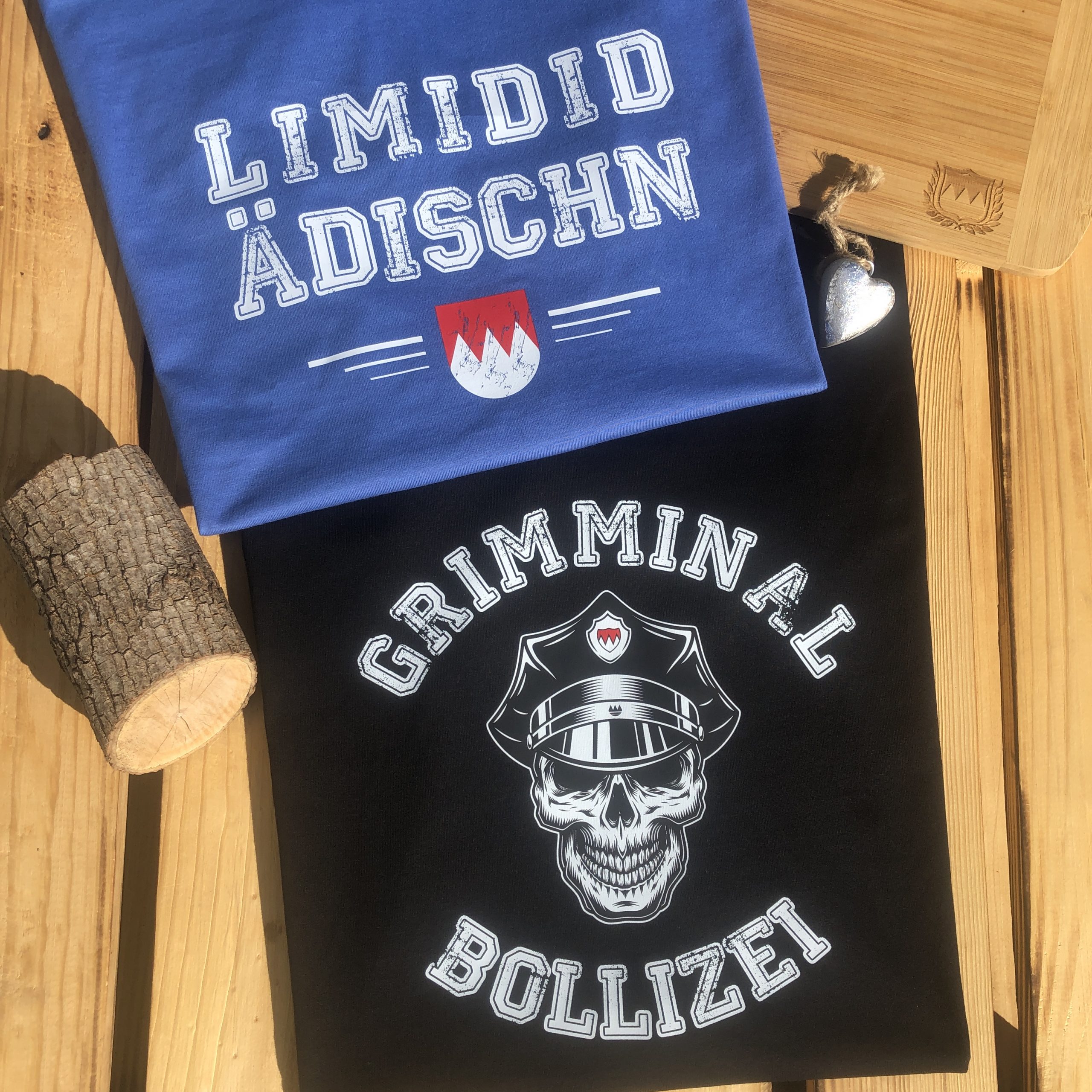 Grimminalbollizei T-Shirt Herren Frankenstyle Fränkisches T-Shirt Design