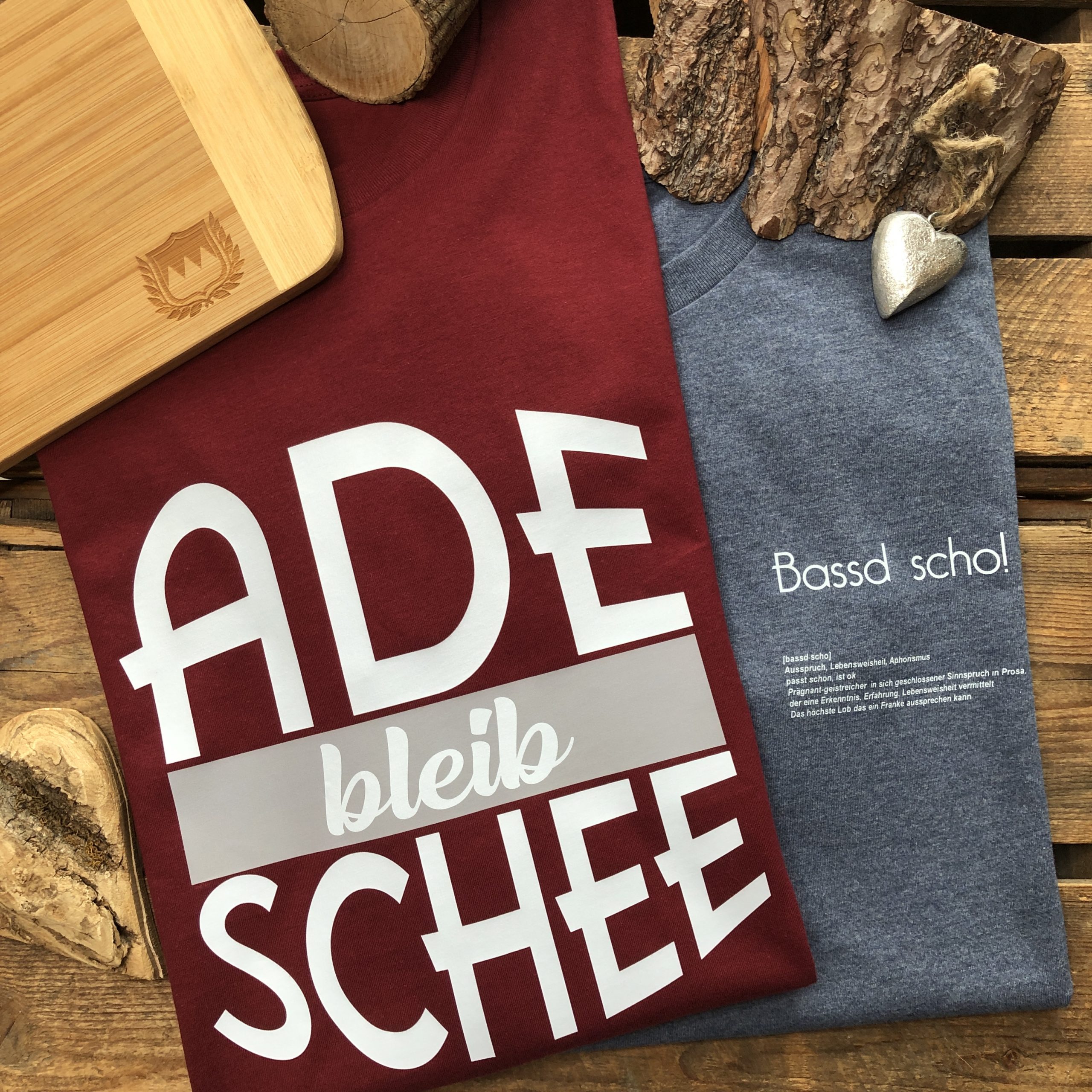 Bassd Scho Lexikon T-Shirt Franken
