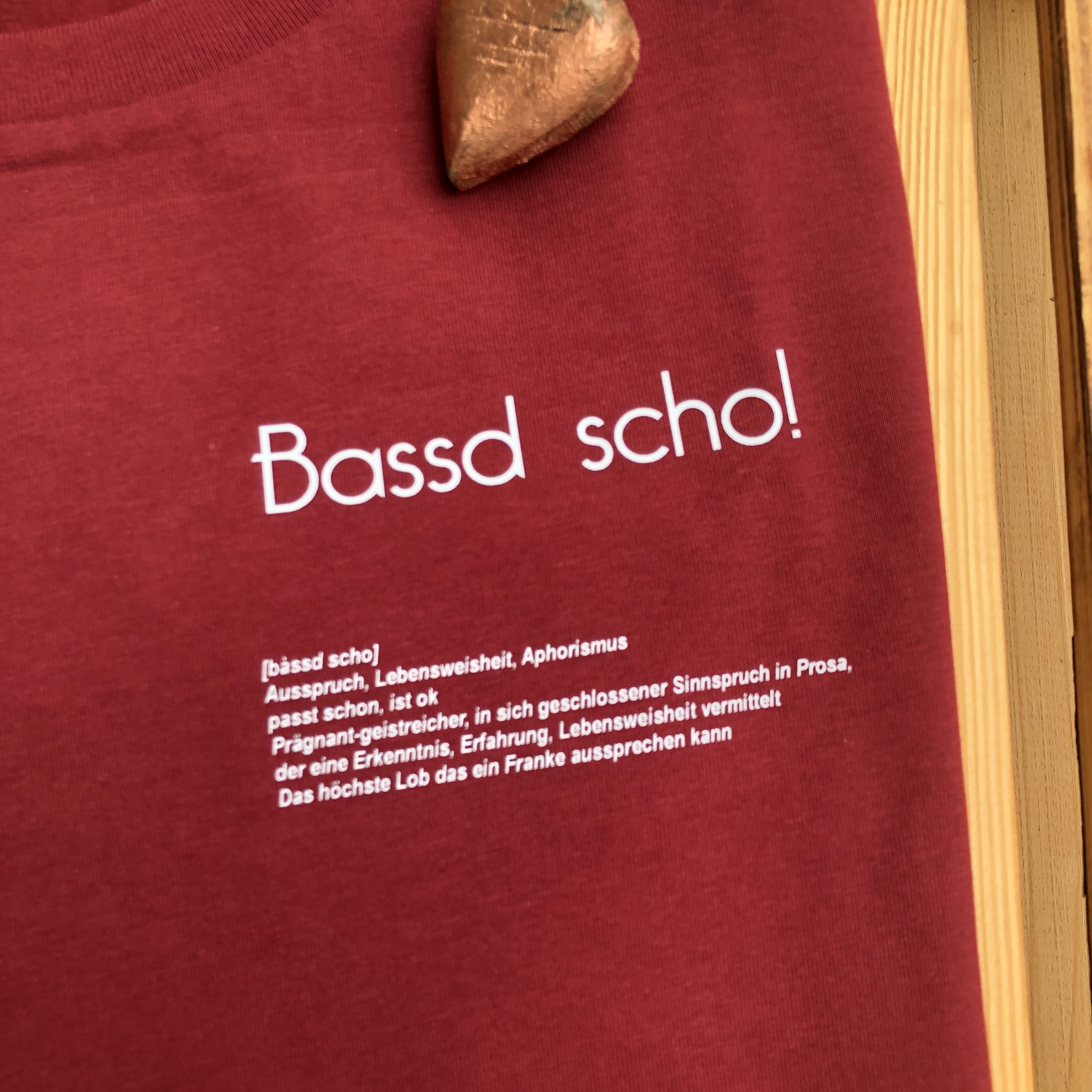 Bassd Scho Lexikon Damen T-Shirt Frankenstyle Fränkische Damenmode Nürnberg Shop