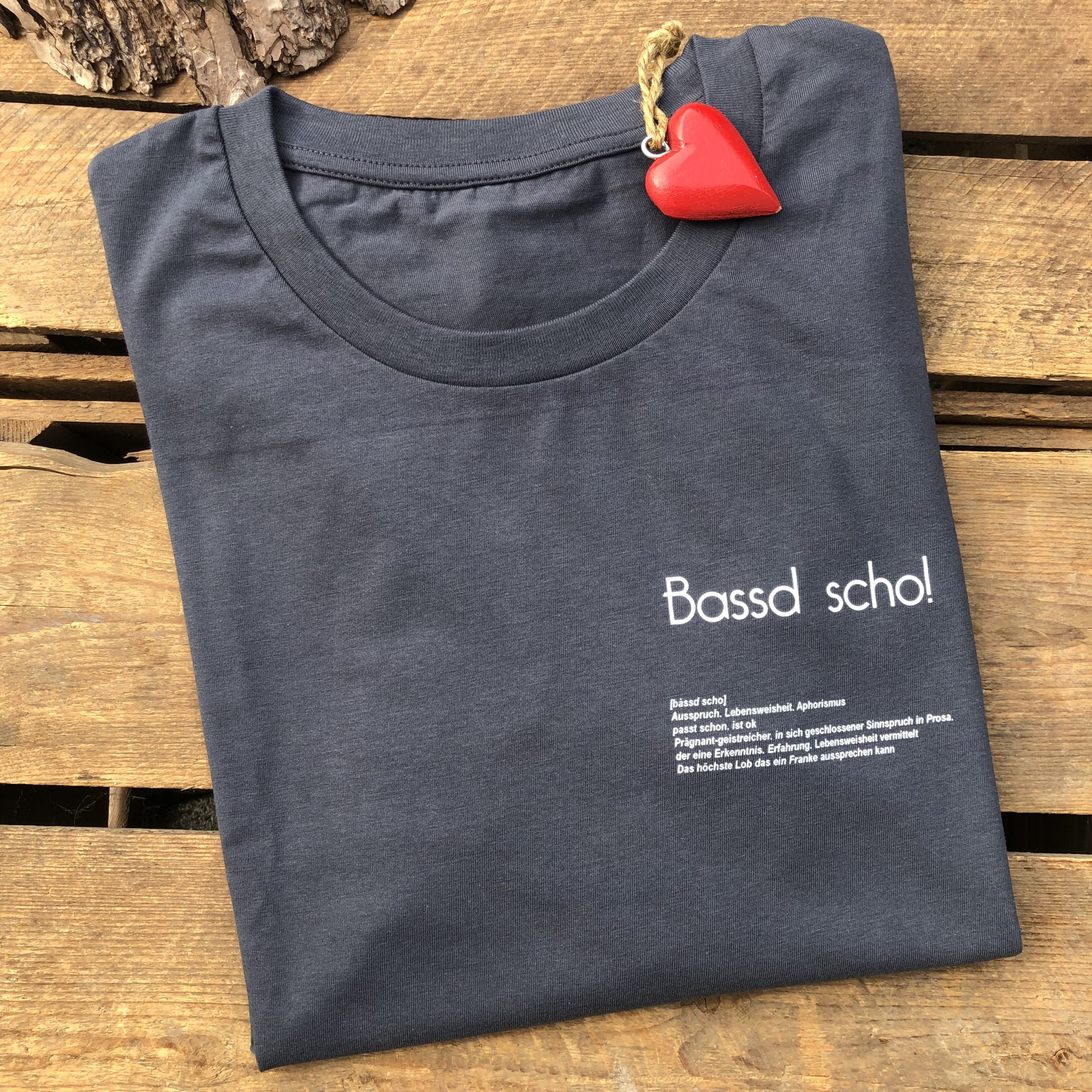 Bassd Scho Lexikon T-Shirt Franken