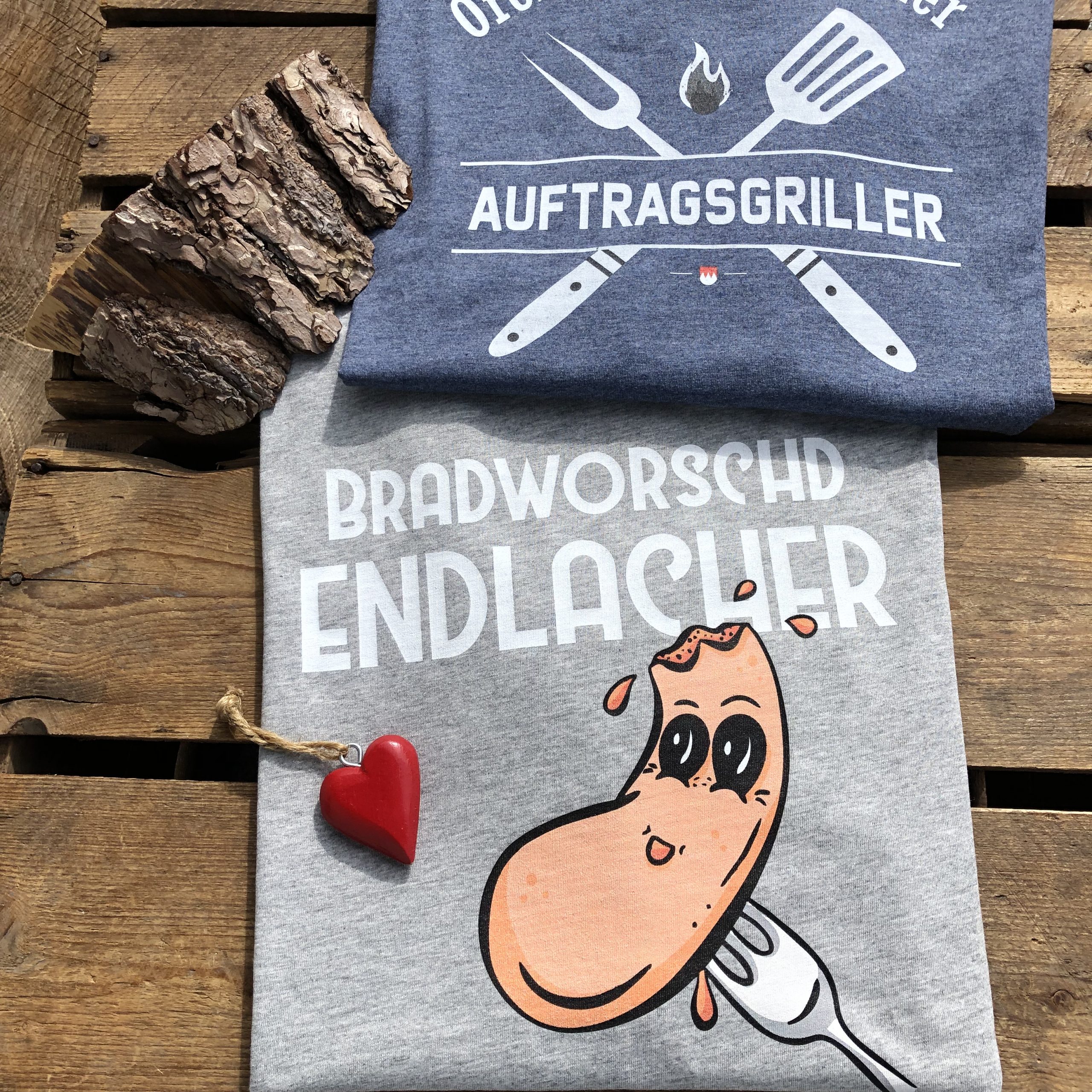 Bradworschd Endlacher T-Shirt Frankenstyle Franken Volksfest Shirts
