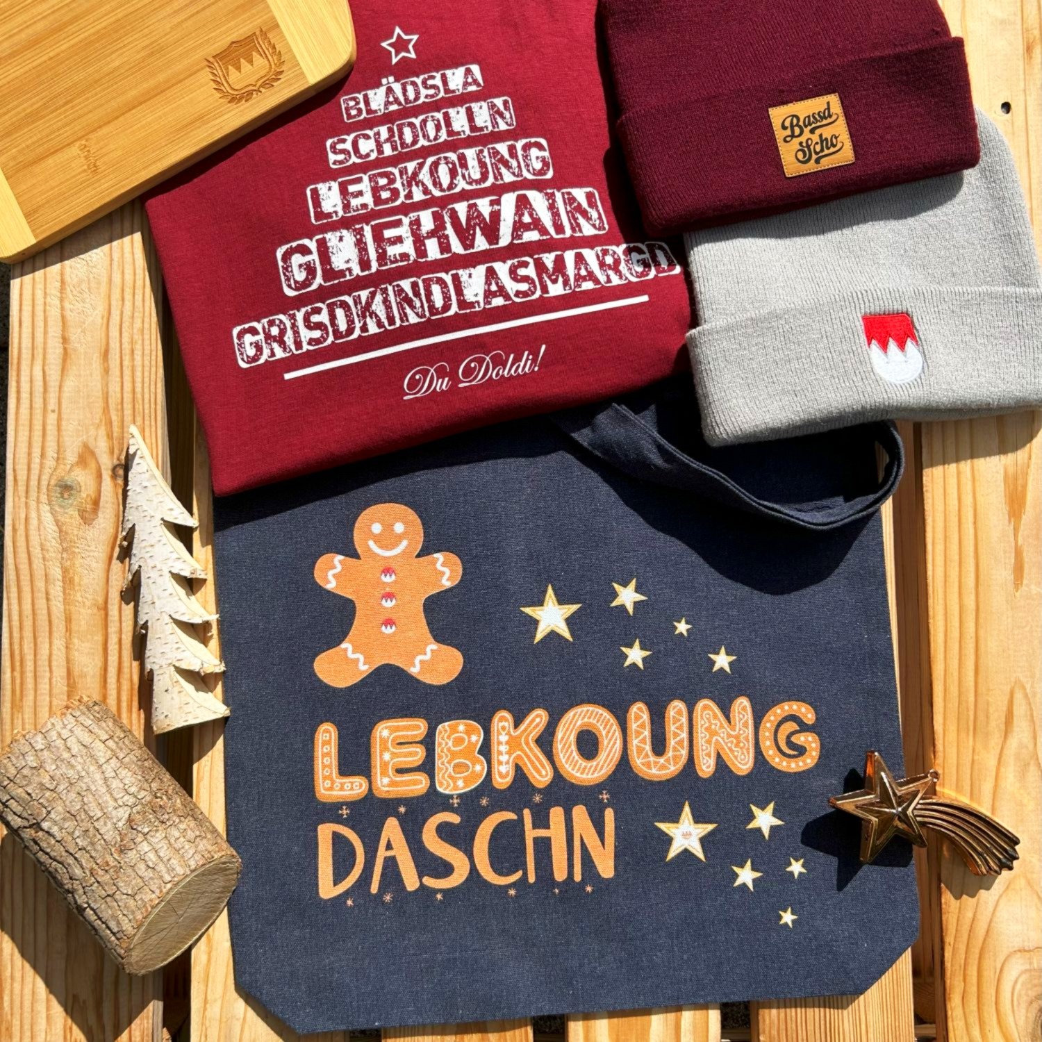 Lebkoung Daschn Lebkuchen Tasche von Frankenstyle Christkindelmarkt Weihnachtsmarkt Adventsmarkt Tasche Nürnberg Würzburg Franken Erlangen Bamberg Fürth Eichstätt Brombachsee Bayreuth Coburg Weihnachtsgeschenke
