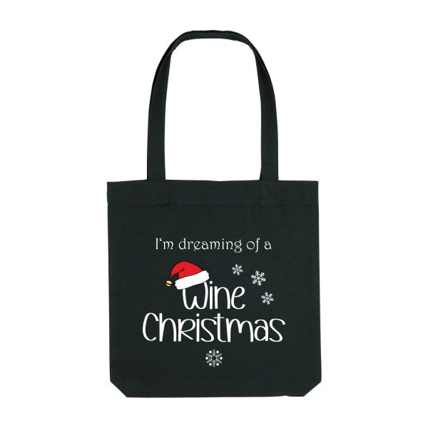 Stofftasche Wine Christmas