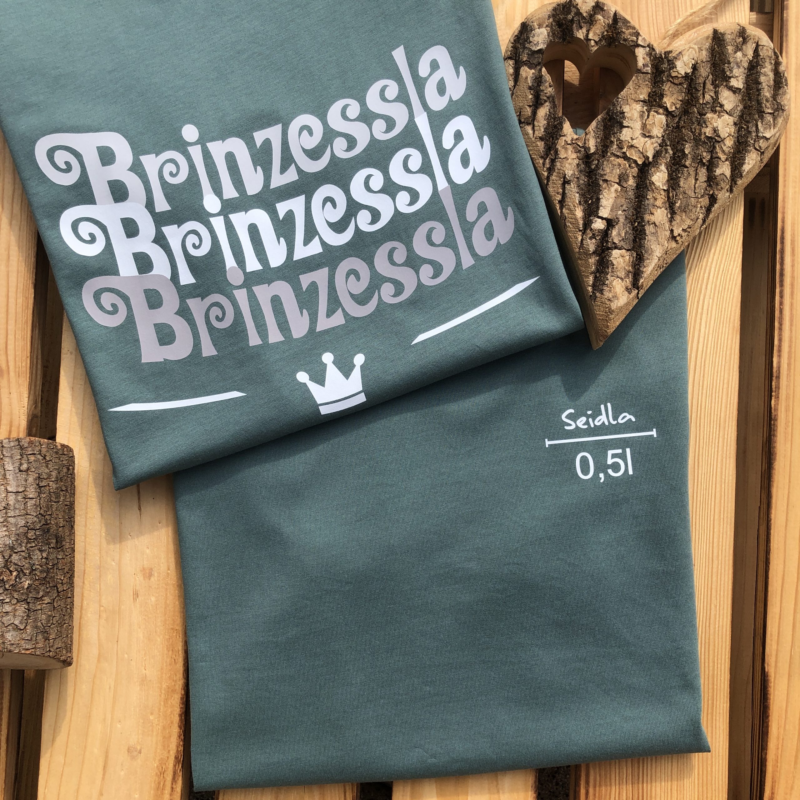 Seidla 0,5l T-Shirt Damen Fränkische Bier Shirts für Franken Brauereien
