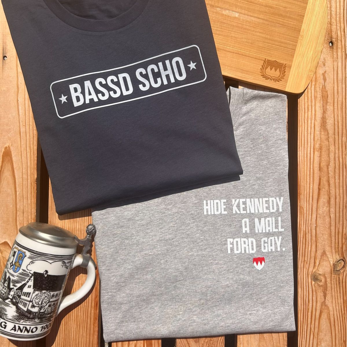 Hide Kennedy amol ford gay T-Shirt Frankenstyle Fränkische Shirts Fränkische Geschenke und typisch fränkische Mitbringsel Bamberg Nürnberg Erlangen Bayreuth Fürth Würzburg Coburg Fränkische Schweiz Mode Shop