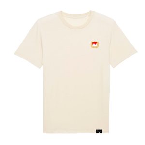 Franken Deluxe Stick T-Shirt mit Franken Wappen Frankenrechen bestickt von Frankenstyle Fränkische T-Shirts Fränkische Geschenke und Mitbringsel annather Story Shorts Nürnberg Erlangen Bamberg Fränkische Schweiz Würzburg Coburg Bayreuth Shirt