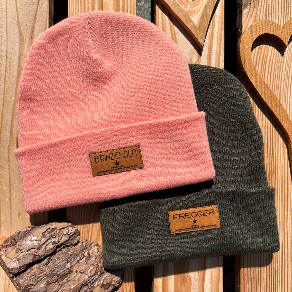 Brinzessla Mütze von Frankenstyle Fränkische Mützen und Beanies Fränkische Geschenke und typisch fränkische Weihnachtsgeschenke Fränkische Strickmütze Winter Prinzessin
