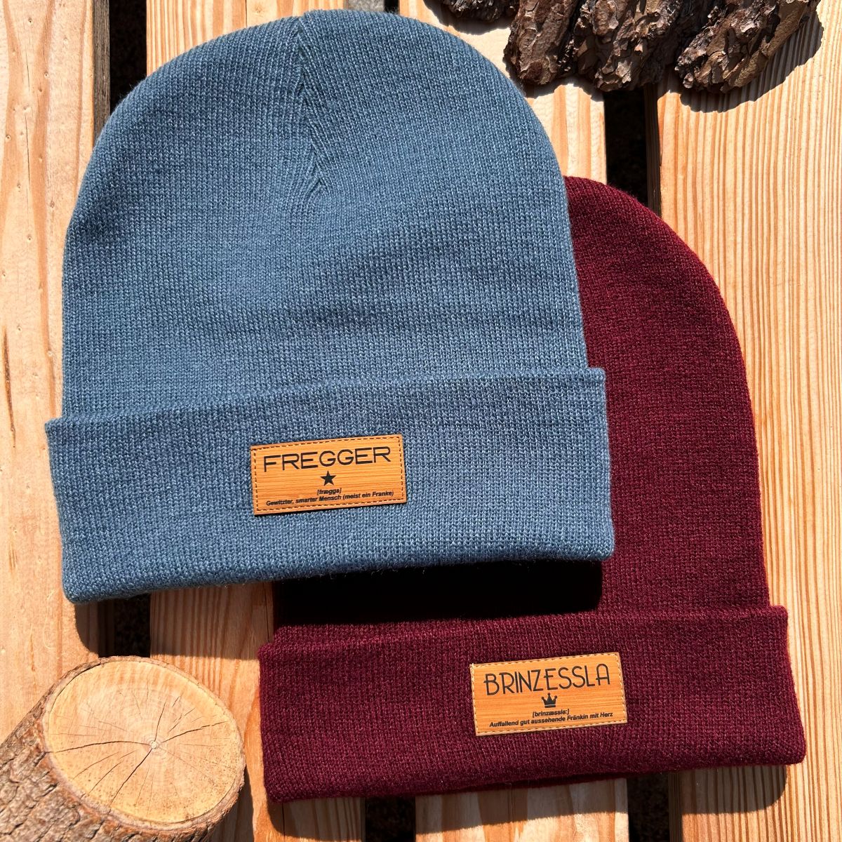 Fregger Mütze von Frankenstyle Fränkische Mützen und Beanies Fränkische Geschenke und typisch fränkische Weihnachtsgeschenke Fränkische Strickmütze Winter Männer Jungen