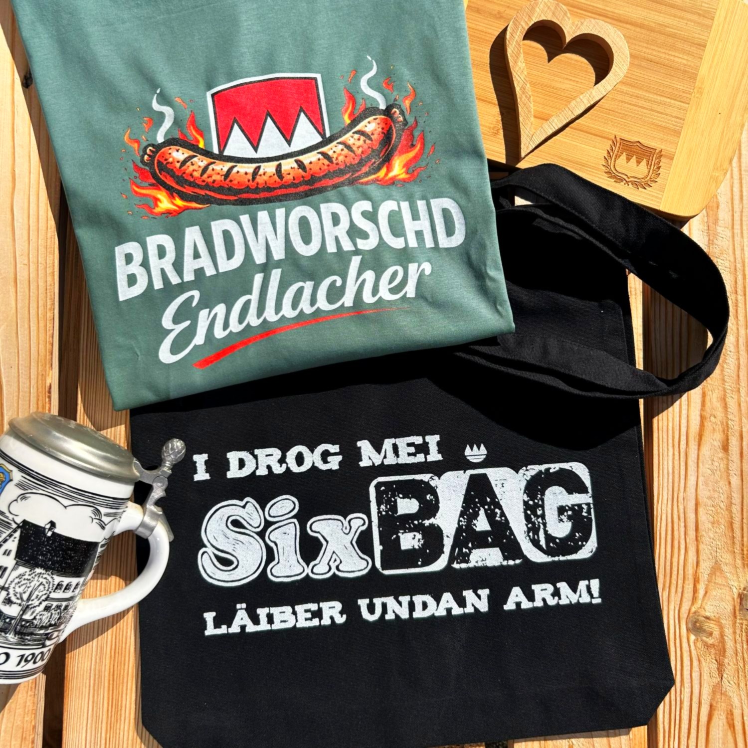 Fränkische Sixbäg Tasche Frankenstyle Fränkische Tasche Tragetasche Nürnberg Bamberg Coburg Herzogenaurach Tasche aus Franken Fränkische Mitbringsel Fränkische Geschenke