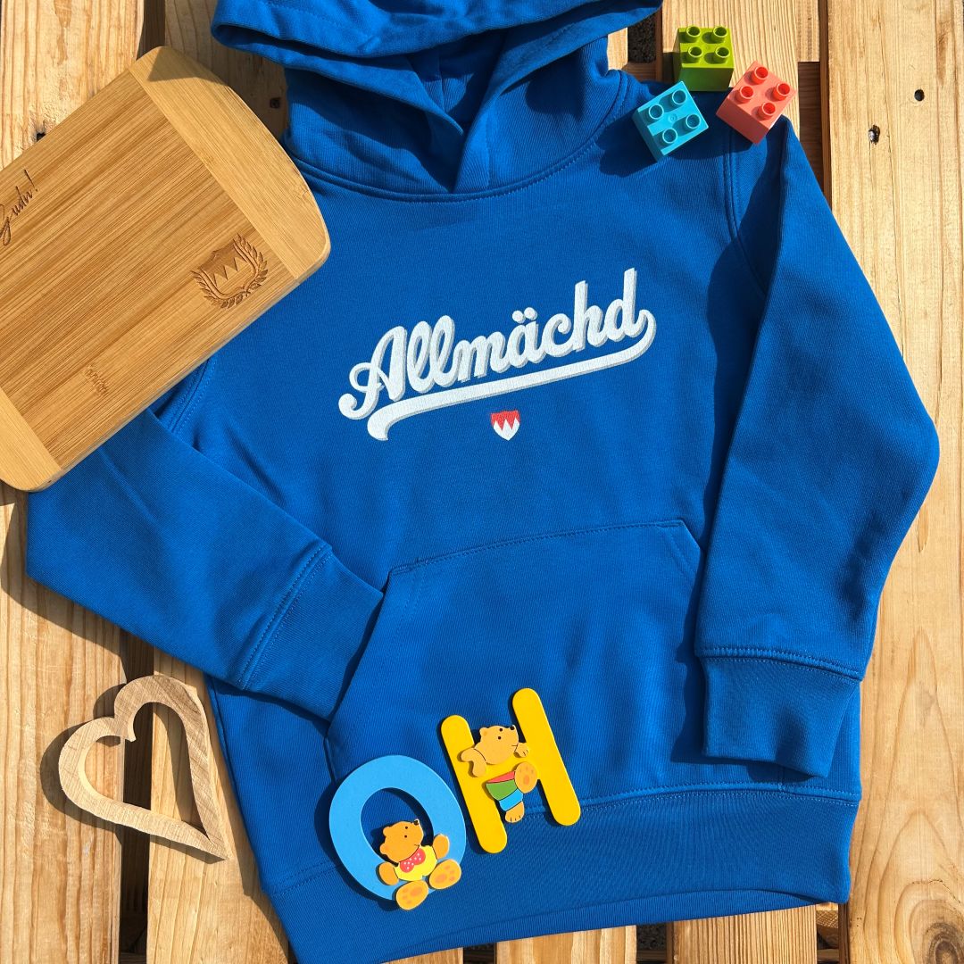 Allmächd Hoodie Kinder Jungen Mädchen Frankenstyle Fashion Franken Kinderkleidung Nürnberg Bayreuth Würzburg Coburg Forchheim Pottenstein Fürth Erlangen Bamberg Kinder Mode Shop