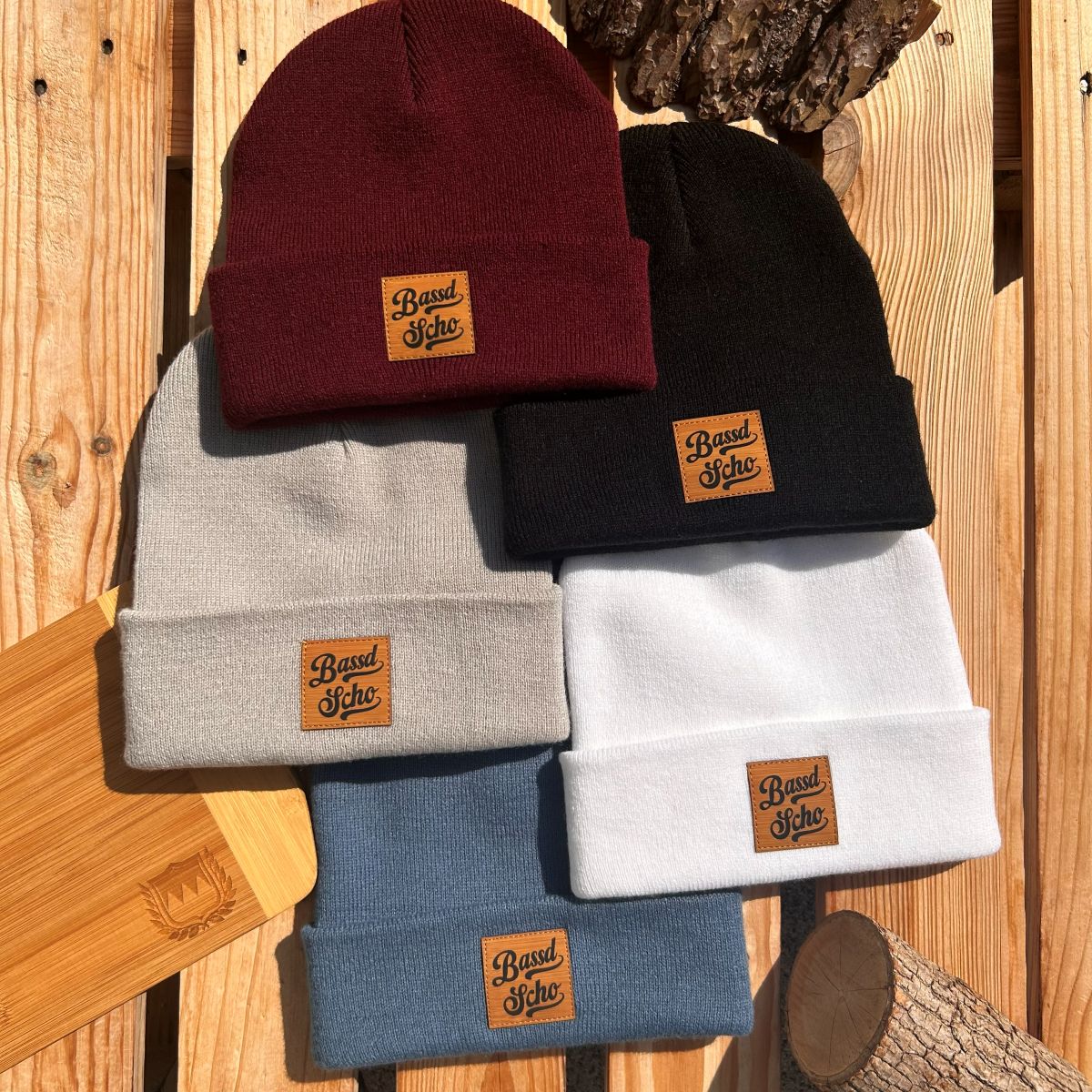 Fränkische Mütze Bassd Scho von Frankenstyle Franken Mützen Strickmützen für den Winter Fränkische Geschenke und Weihnachtsgeschenke Nürnberg Würzburg Coburg Bayreuth Fränkische Schweiz