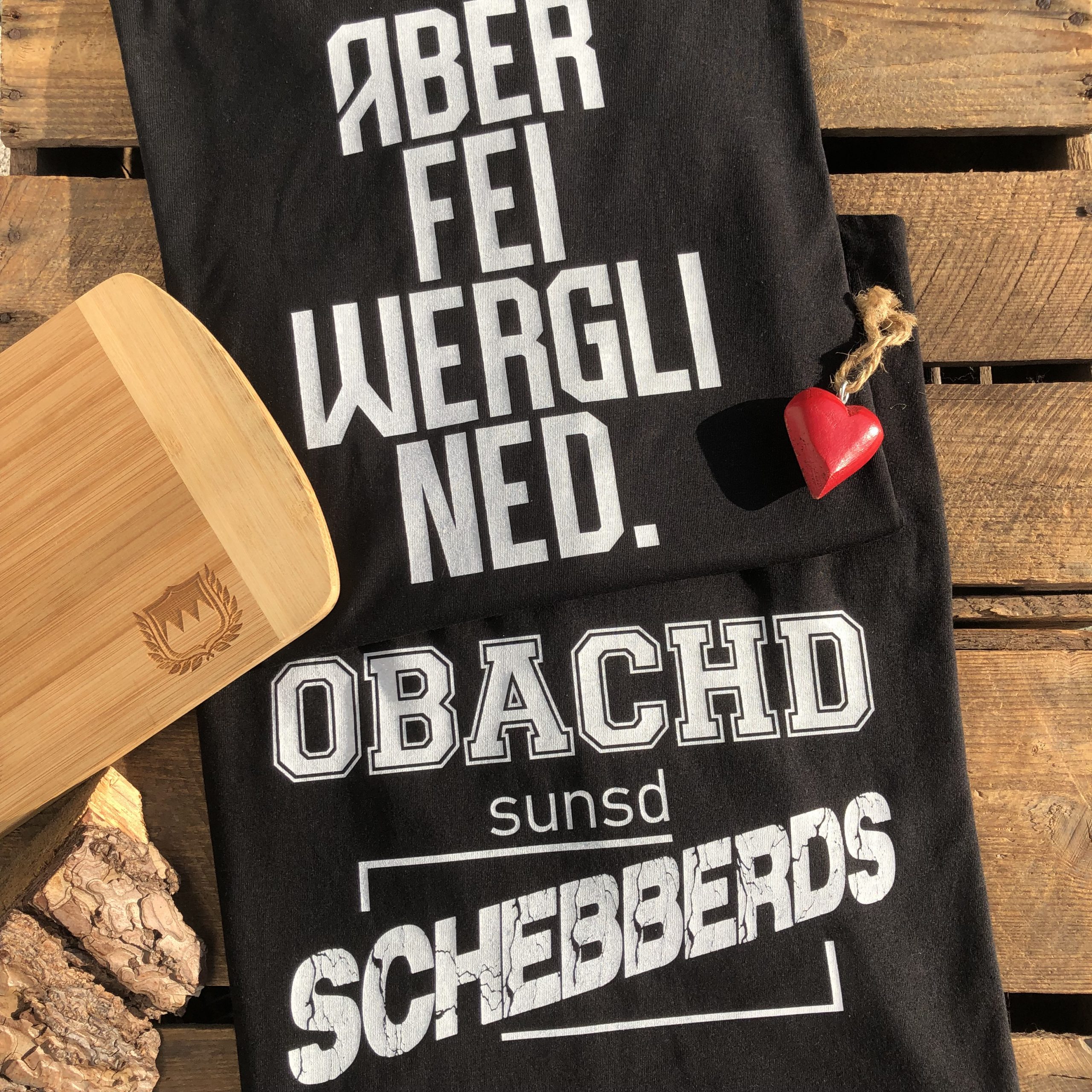 Obachd sunsd Schebberds T-Shirt Frankenstyle Franken Modedesigner