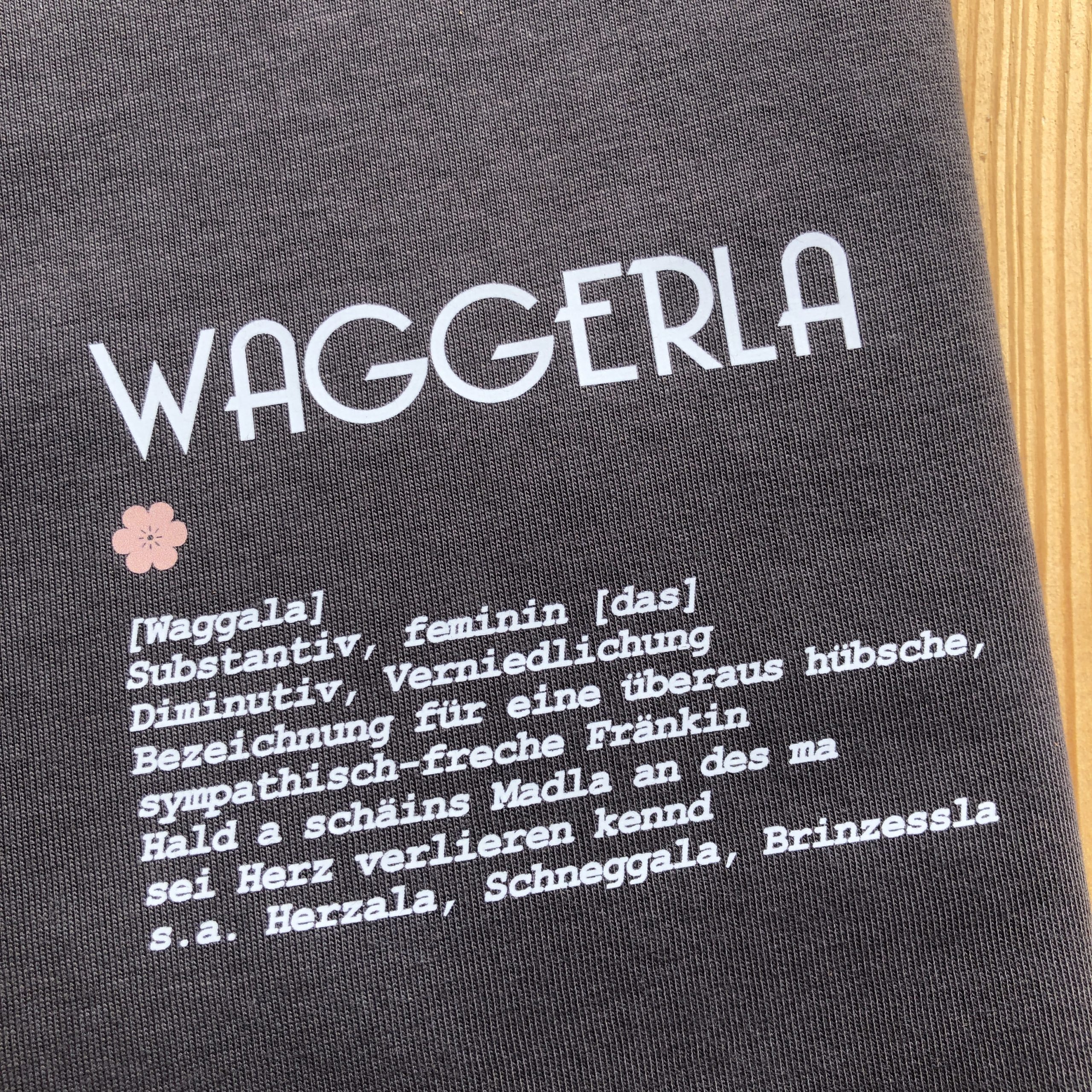 Waggerla T-Shirt Damen Frankenstyle Franken Geschenke Shop Fürth