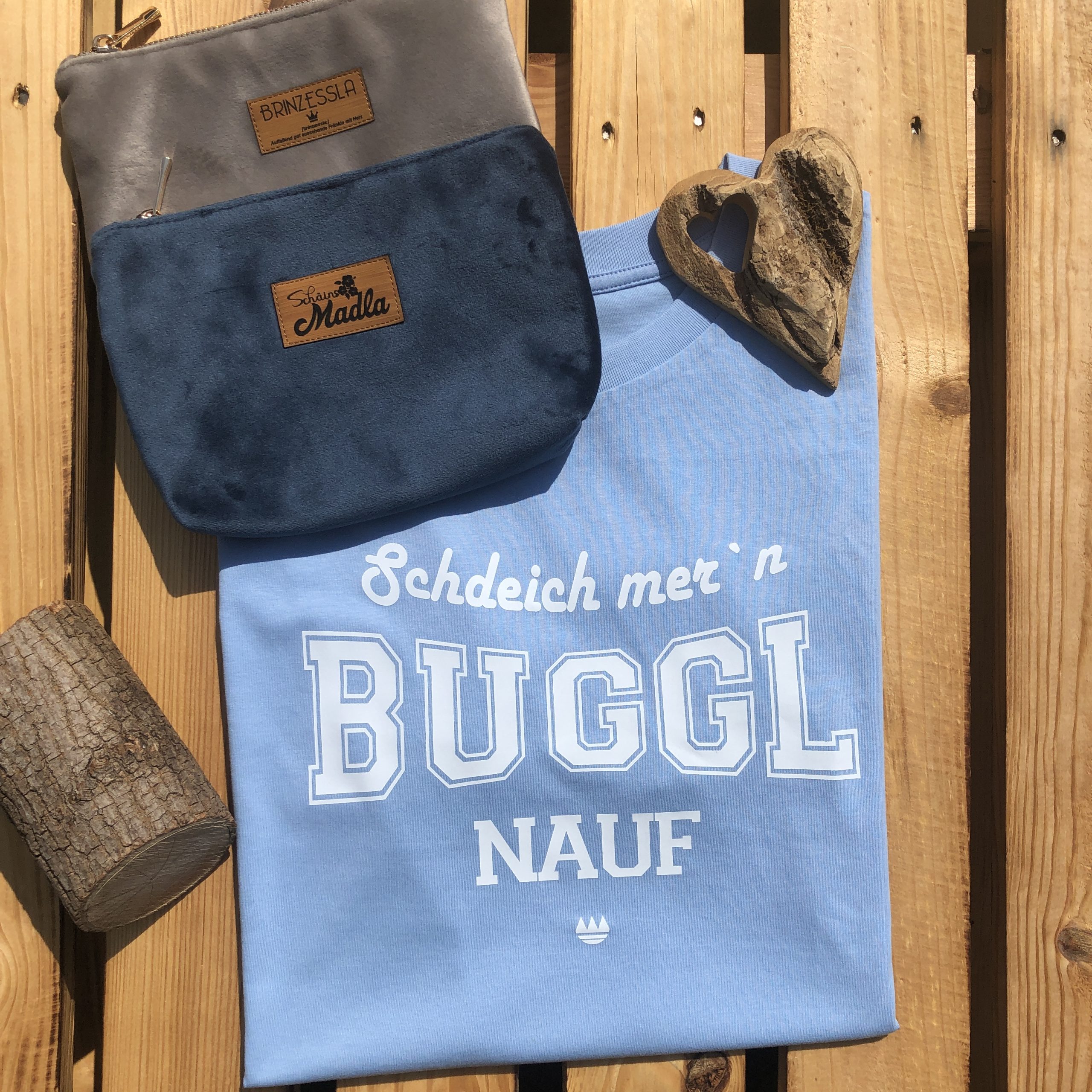 Schdeich mern Buggl nauf T-Shirt Damen Frankenstyle Shop Bamberg Fränkische Mode