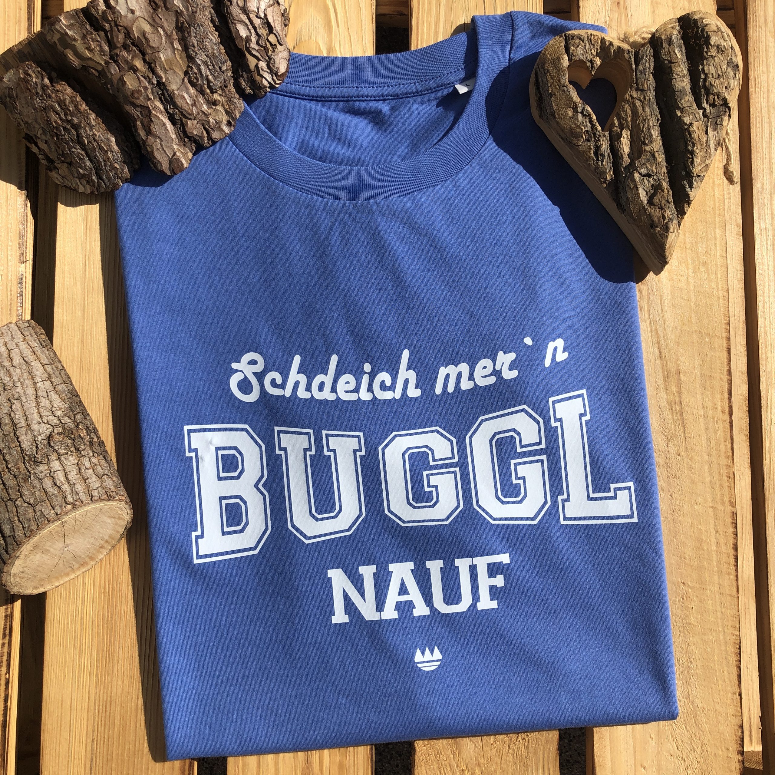 Schdeich mer n Buggl nauf T-Shirt Frankenstyle Fränkische Shirts Shop Bamberg