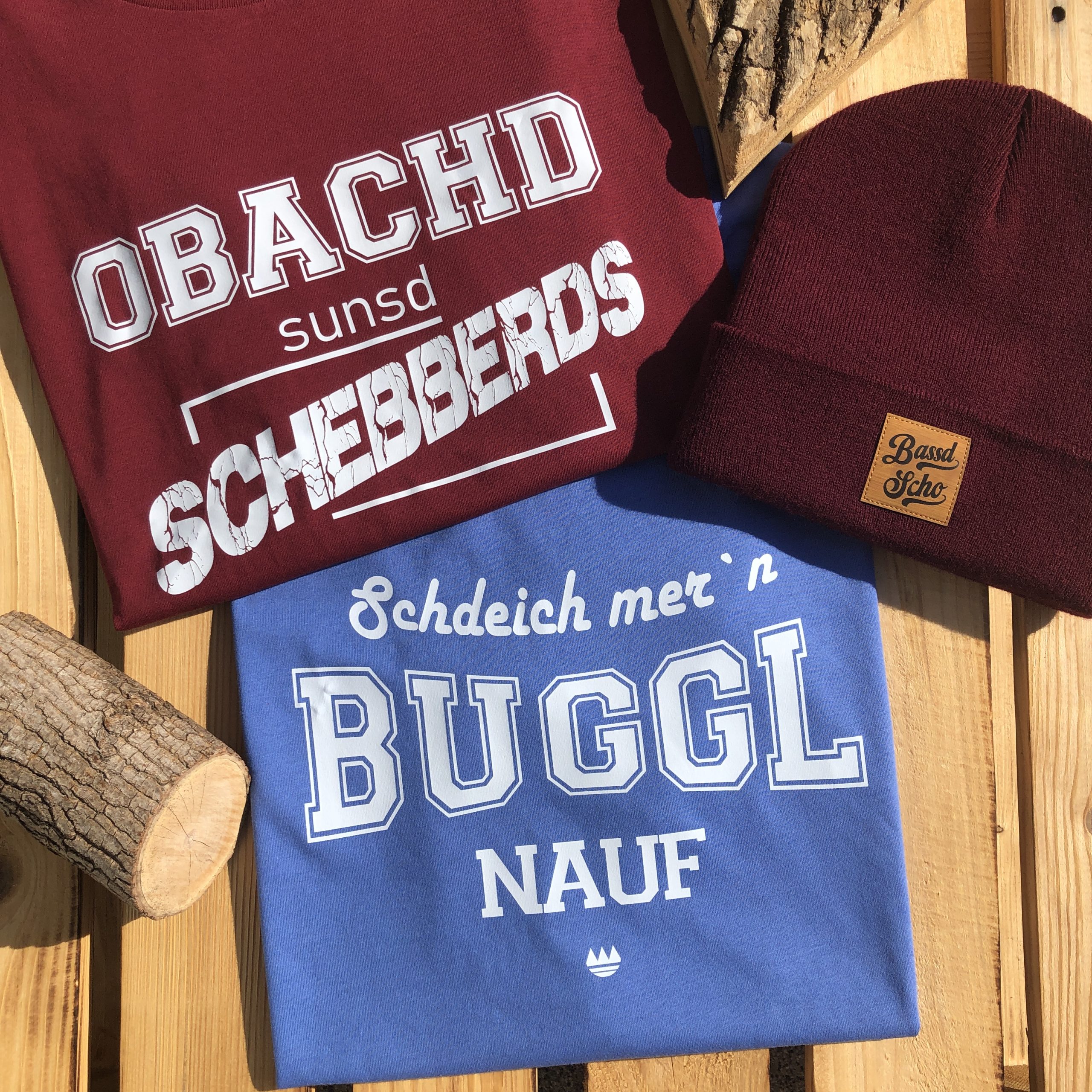 Schdeich mer n Buggl nauf T-Shirt Frankenstyle Fränkische T-Shirts Shop Bayreuth