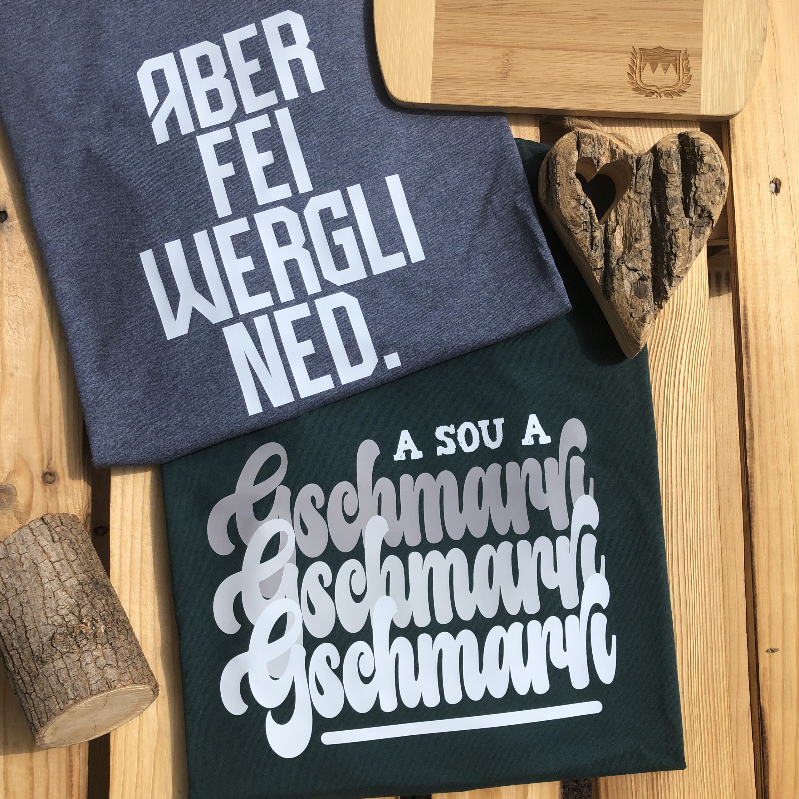 A sou a Gschmarri T-Shirt Frankenstyle Fränkische Shirts Shop Bamberg Mode