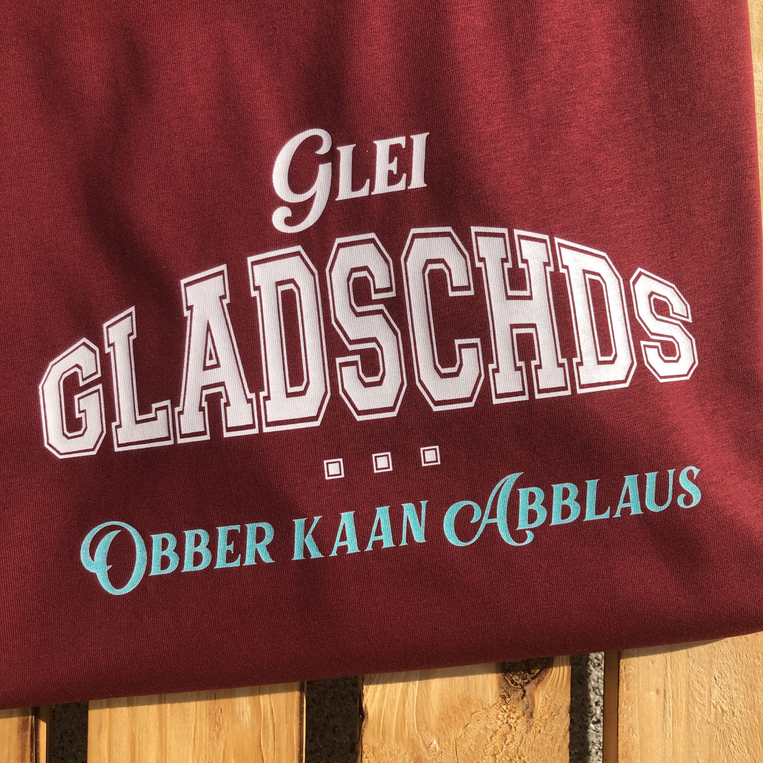 Glei Gladschds Obber Kaan Abblaus Damen T-Shirt Frankenstyle Franken Design Shirt Shop Würzburg