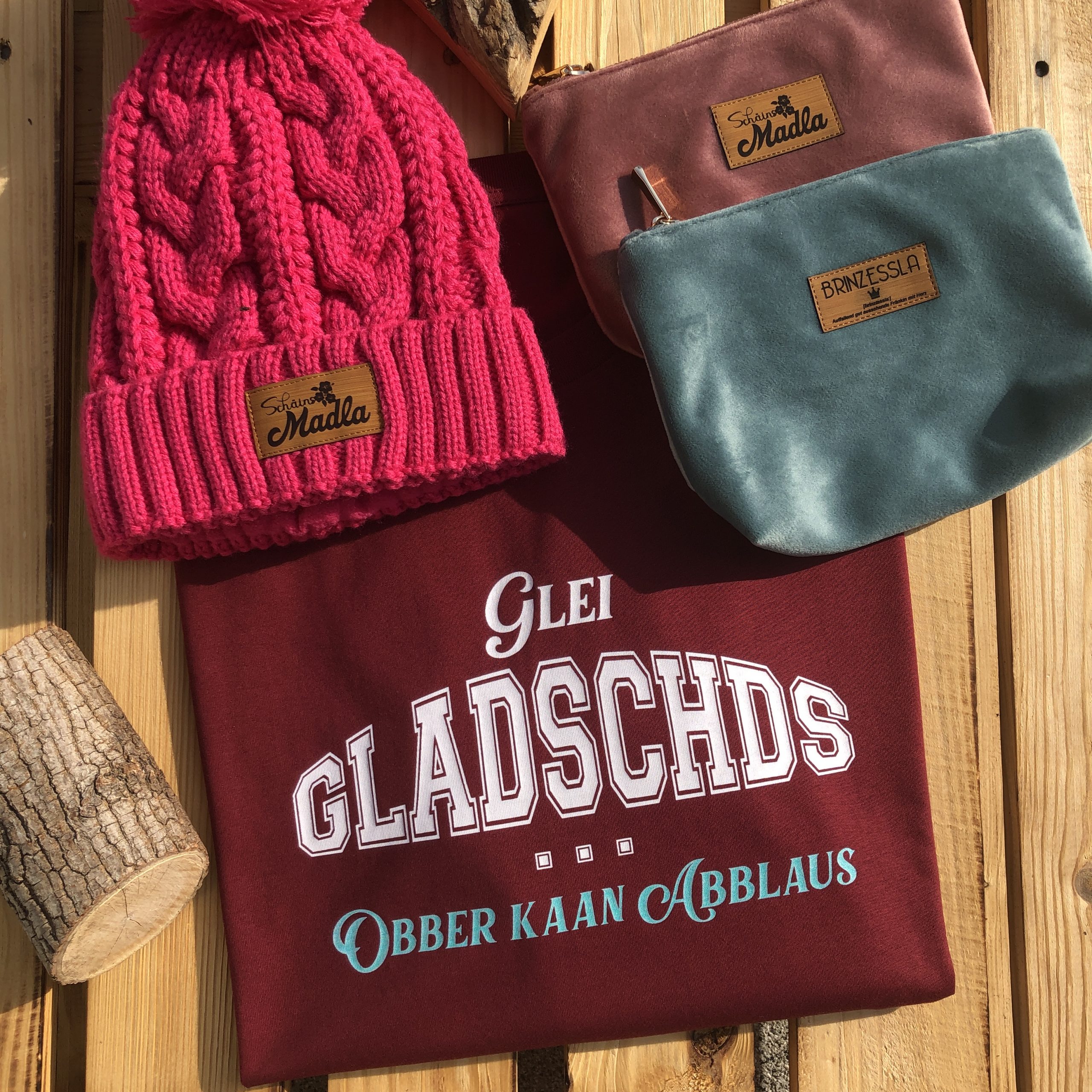 Glei Gladschds T-Shirt Damen Frankenstyle Fränkische Geschenke Shop Würzburg