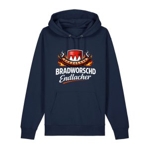 Bradworschd Endlacher Hoodie von Frankenstyle Fränkische Mode vom Fränkischen Modelabel im Franken Dialekt Nürnberg Bamberg Coburg Weissenburg Eichstätt Bayreuth Shop