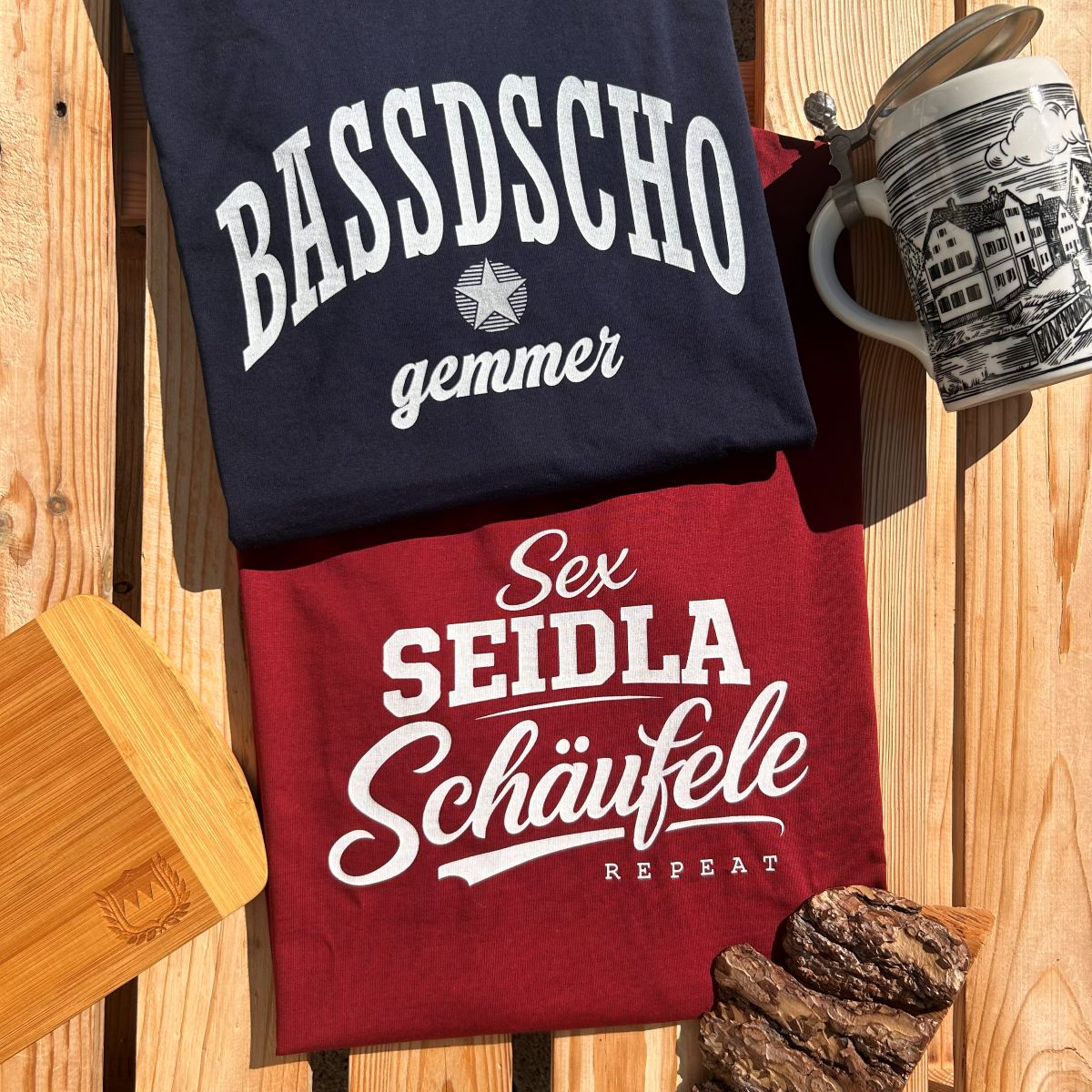 Sex Seidla Schäufele T-Shirt Frankenstyle Fränkische T-Shirts Tradition Essen Lifestyle Fränkisches Bierkeller und Weinkeller Fränkisches Essen und Rezepte Franken Mode Nürnberg Erlangen Fränkische Schweiz Bayreuth Würzburg Coburg Bamberg Shop
