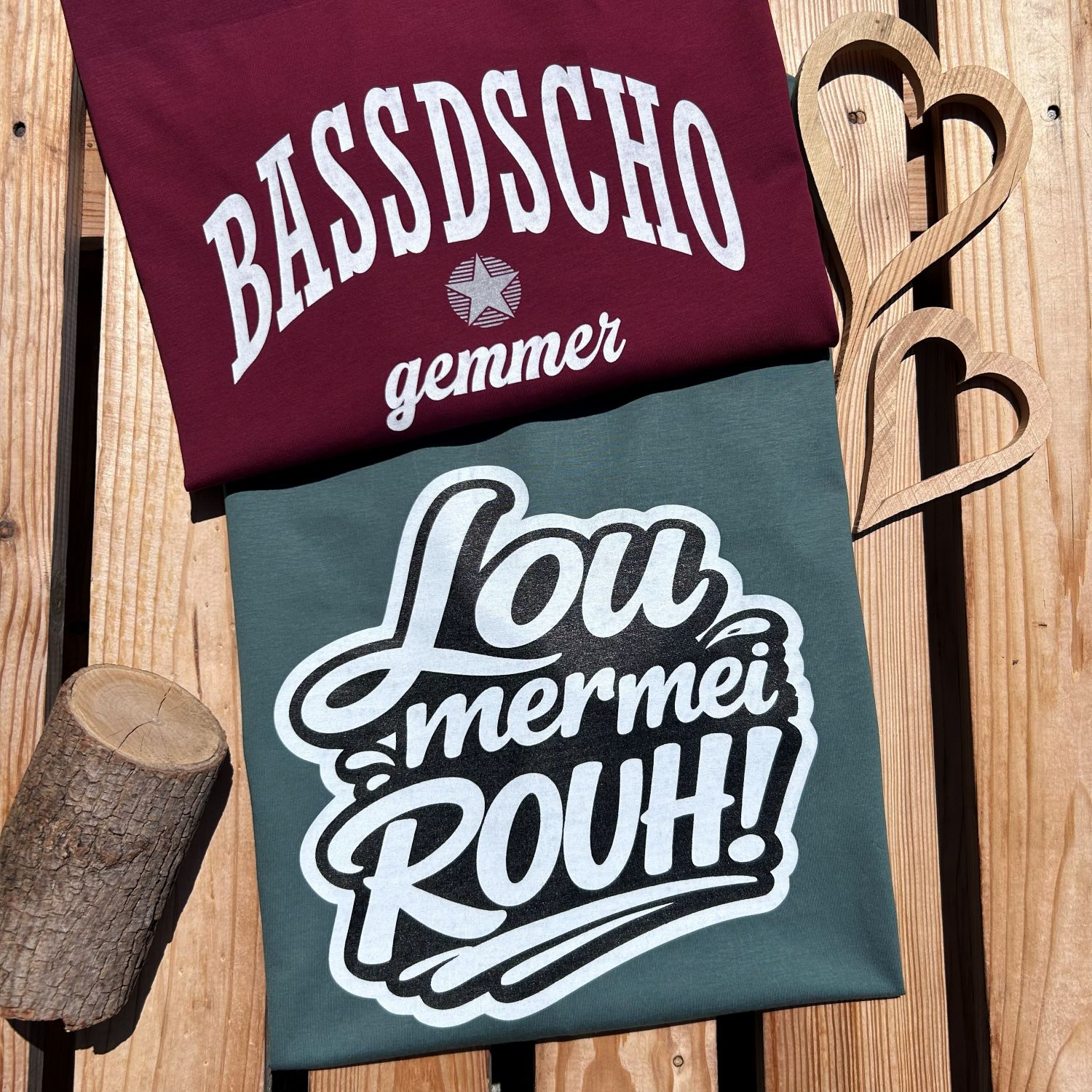 Lou mer mei Rouh T-Shirt Frankenstyle Fränkische Shirts annather Story Franken Shirts Lustig Nürnberg Fränkische Geschenke typisch fränkische Mitbringsel Würzburg Erlangen Fürth Bamberg Bayreuth Pottenstein Fränkische Schweiz Coburg Brombachsee Shop