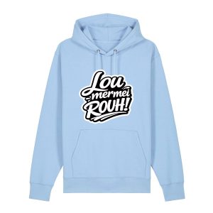 Lou mer mei Rouh Hoodie von Frankenstyle Fränkische Hoodies und Pullover mit Motiven und lustigen Sprüchen aus Franken Mode aus Bamberg Nürnberg Coburg Kissingen Rothenburg Treuchtlingen Bayreuth
