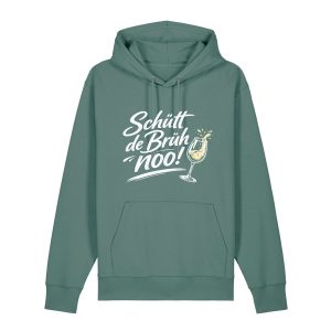 Schütt de Brüh Noo Hoodie Frankenstyle Fränkische Hoodies und Mode aus Franken Nürnberg Fränkische Schweiz Brombachsee Weinfranken Würzburg Fränkischer Wein Hoodie