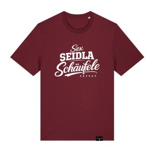 Sex Seidla Schäufele T-Shirt Frankenstyle Fränkischer Lifestyle Franken Shirts und Mode Fränkisches Essen Urlaub in Franken