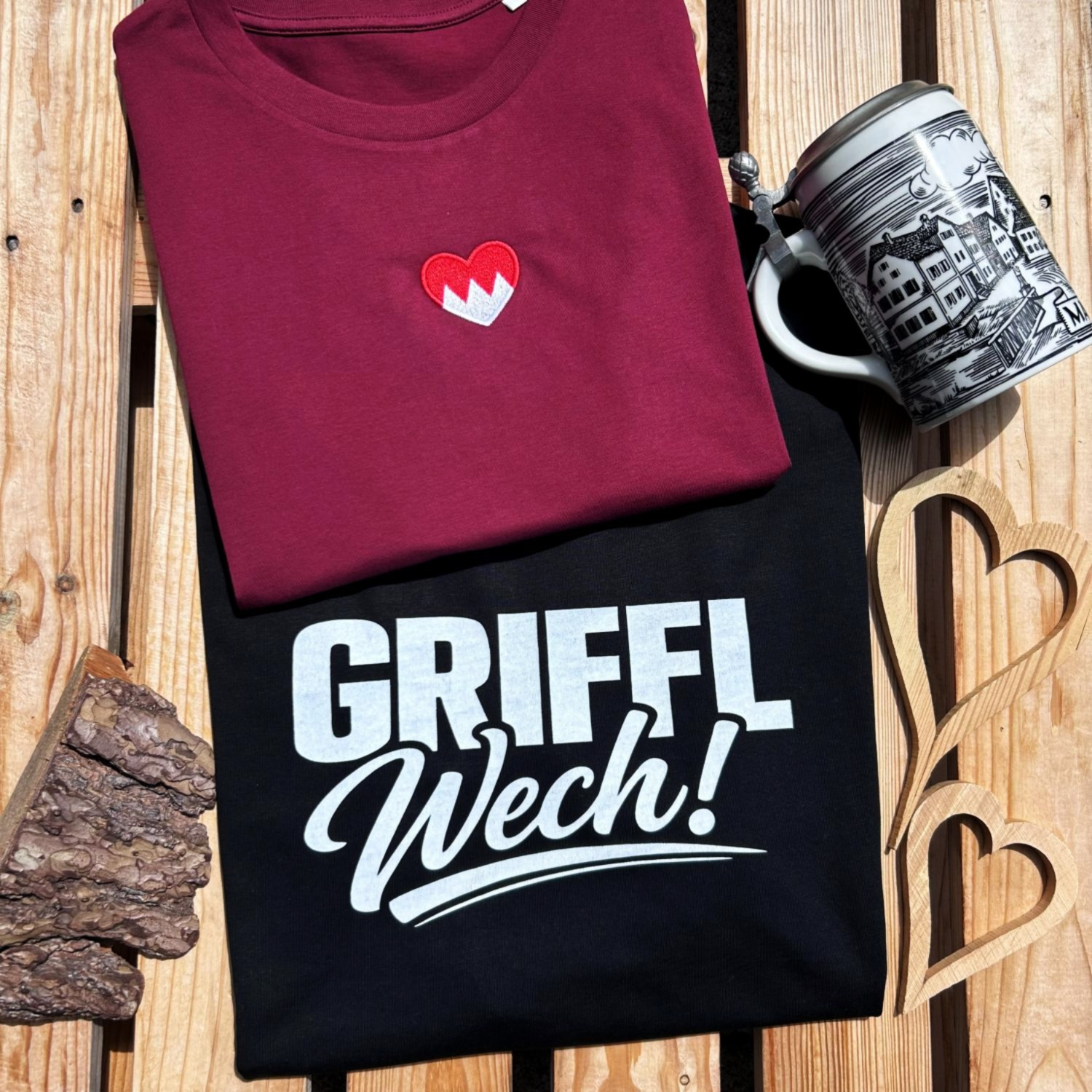 Griffl Wech T-Shirt Frankenstyle Fränkische Shirts annather Story Franken Shirts Lustig Nürnberg Fränkische Geschenke typisch fränkische Mitbringsel Würzburg Erlangen Fürth Bamberg Bayreuth Pottenstein Fränkische Schweiz Coburg Brombachsee Shop