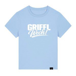 Griffl Wech Damen T-Shirt von Frankenstyle Fränkische Mode Shop Franken Shirts und Geschenke Nürnberg Würzburg Kissingen Erlangen Schweinfurt Bamberg Fränkische Schweiz Coburg Bayreuth