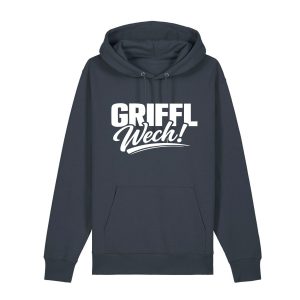 Griffl Wech Hoodie von Frankenstyle Fränkische Mode Shop Franken Shirts und Geschenke Nürnberg Würzburg Kissingen Erlangen Schweinfurt Bamberg Fränkische Schweiz Coburg Bayreuth