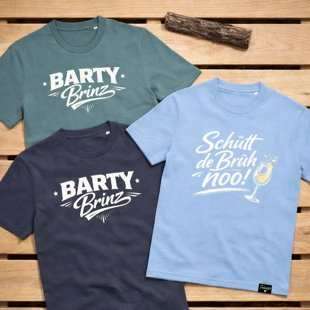 Barty Brint Party Prinz T-Shirt Frankenstyle Fränkische T-Shirts Nürnberg Erlangen Fürth Bamberg Coburg Würzburg Bayreuth Fränksiche Schweiz SHirts und Mode Shop Franken Geschenke